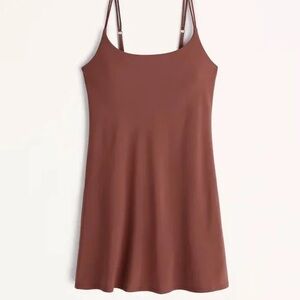 Abercrombie & Fitch Dark Brown Traveler Mini Dress - MP PETITE